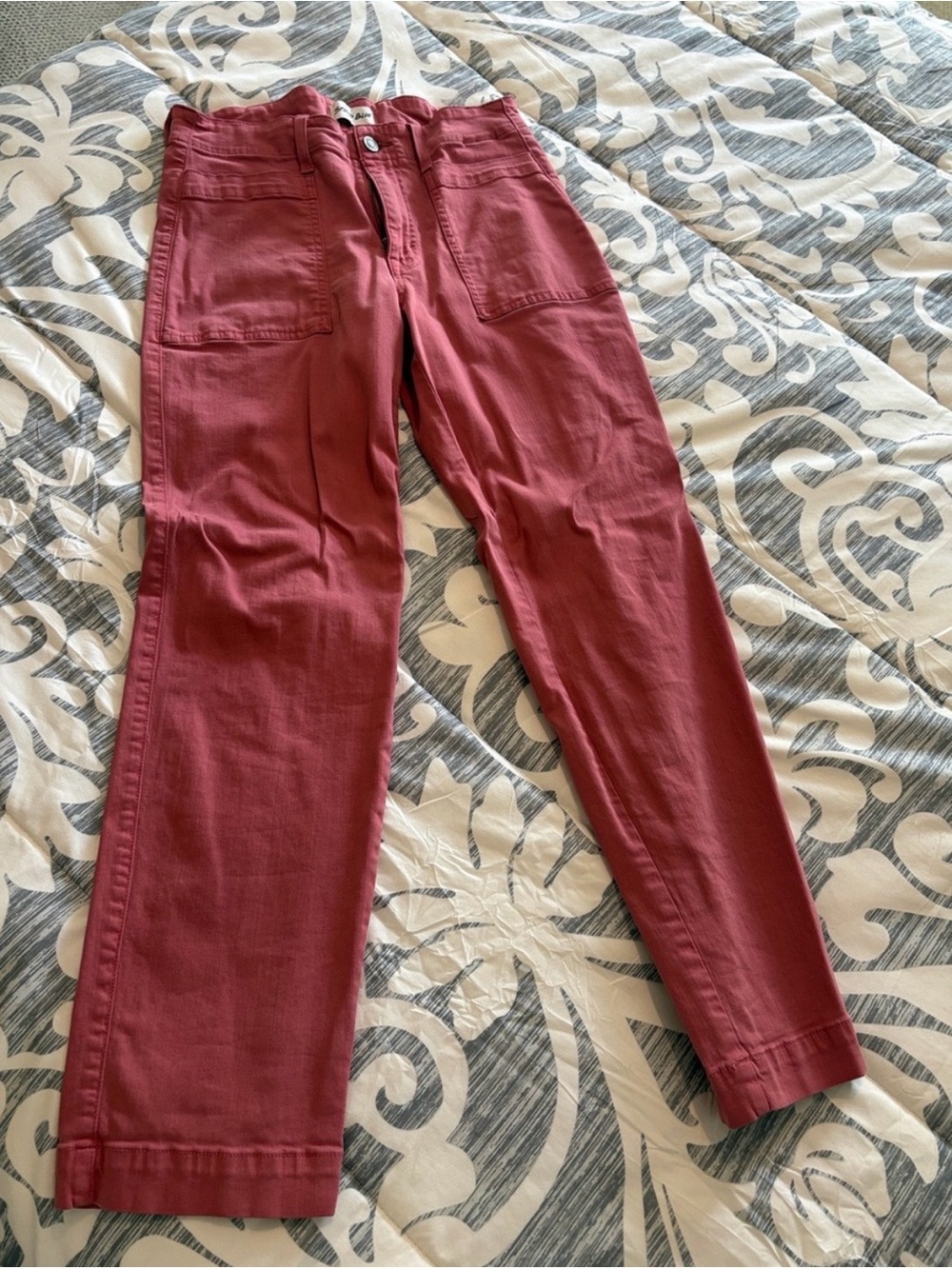 Women’s High-Rise Utility Pants in Dusty Rose